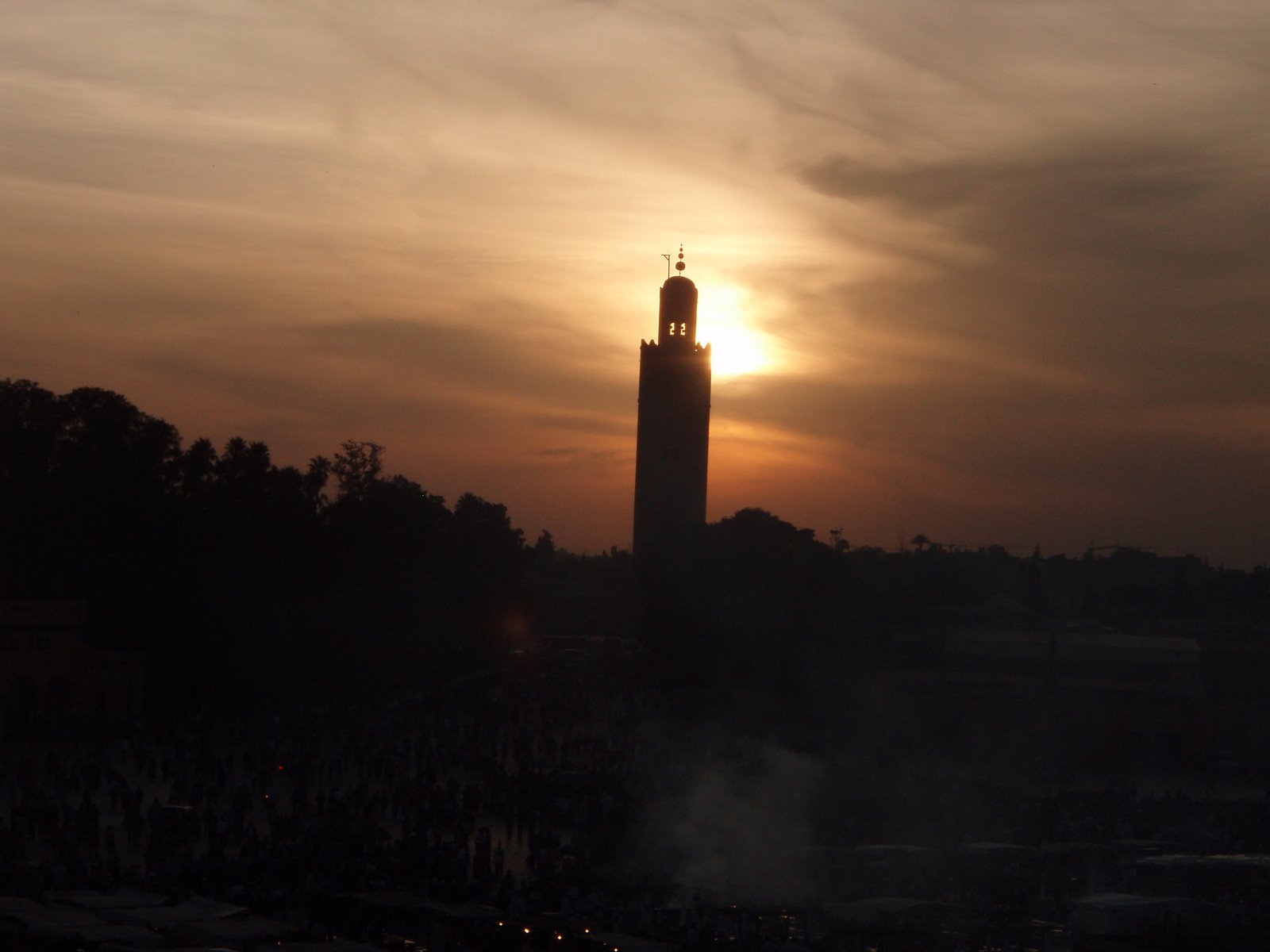 La Koutoubia bij zonsondergang